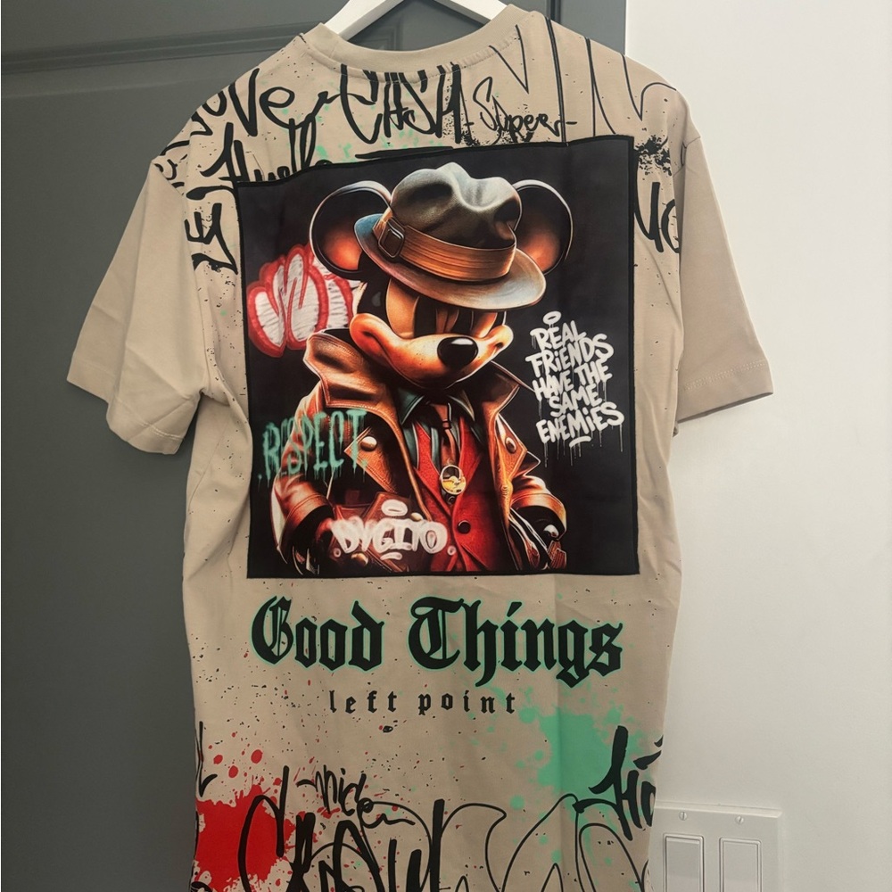 Left Point Mickey Mouse Tee